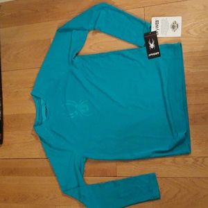 Boys Youth Spyder Kids Large Long Sleeve Shirt, Size L/G/G